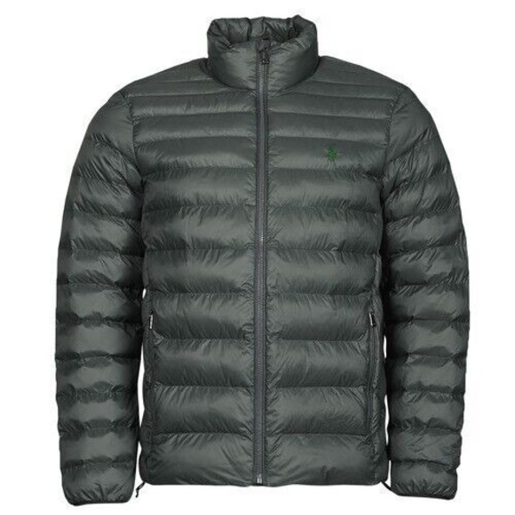 Polo Ralph Lauren men's Packable Rain Repellent‎ Puffer Jacket Grey Size 3XB Big - Picture 1 of 10